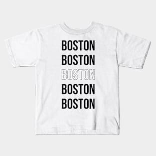 Boston, Massachusetts Kids T-Shirt